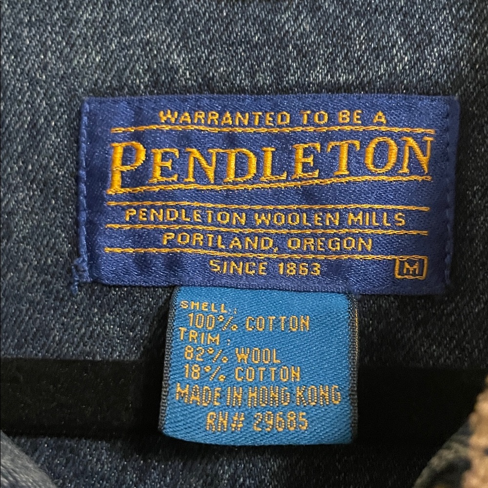 Pendleton Women's Medium Jean Jacket Tan Corduroy… - image 2